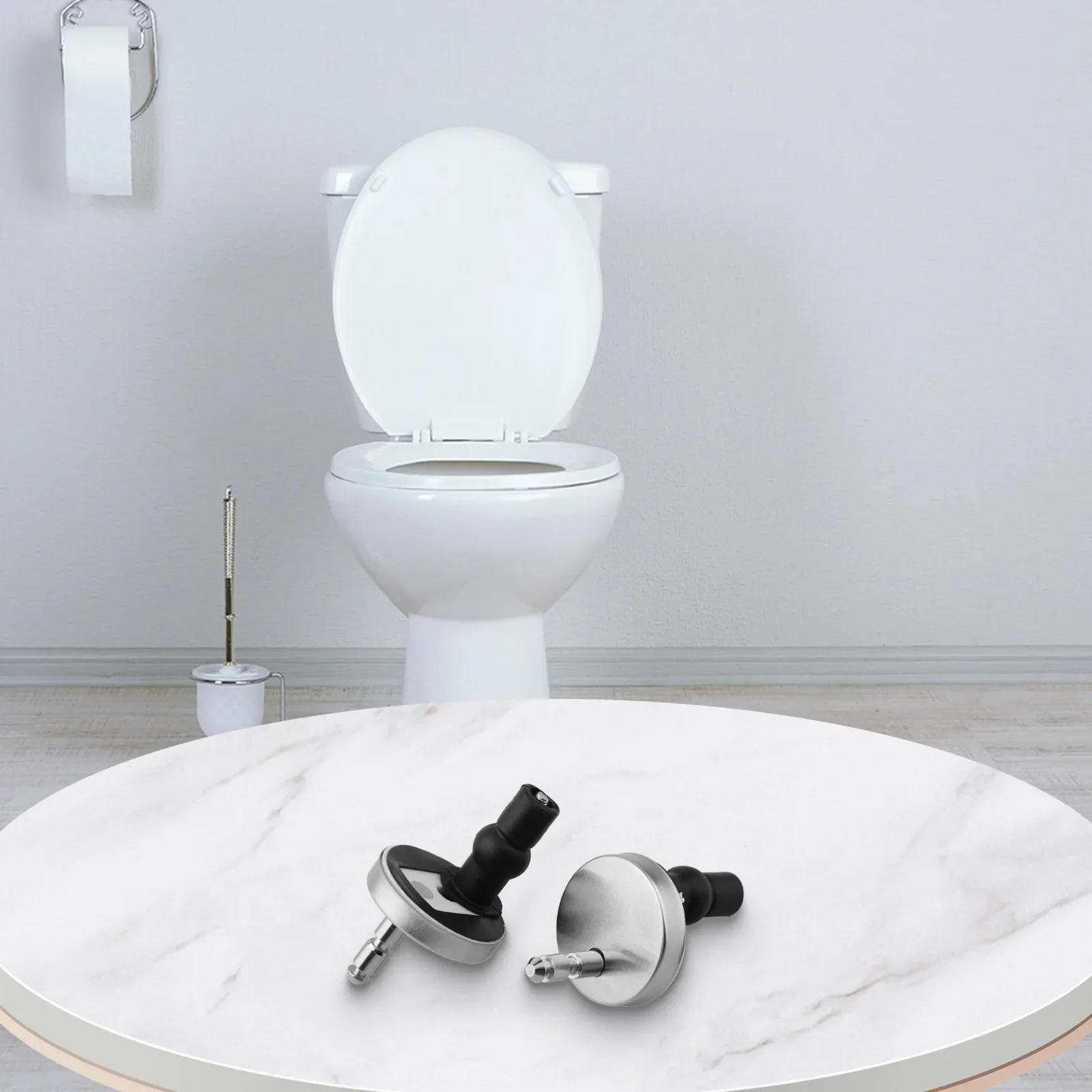 Toilet Seat Hinges 2pcs Soft Release Quick Fit Replacement Universal Stainless Steel Toilet Seats Top Fix Hinge Home Hardwares