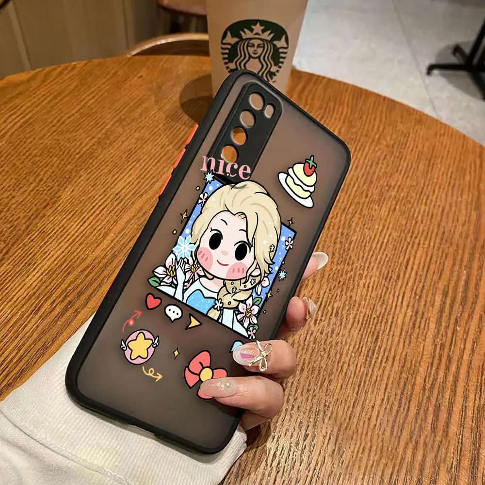 thumbnail image 1 of Funda mate para Huawei NOVA Y70 10 9 8SE 8 7SE 7I 7 6 5I 5 4 3I 4G 5G Funda Coque Capa Funda carcasa dibujos animados Anime Blancanieves, 1 of 5