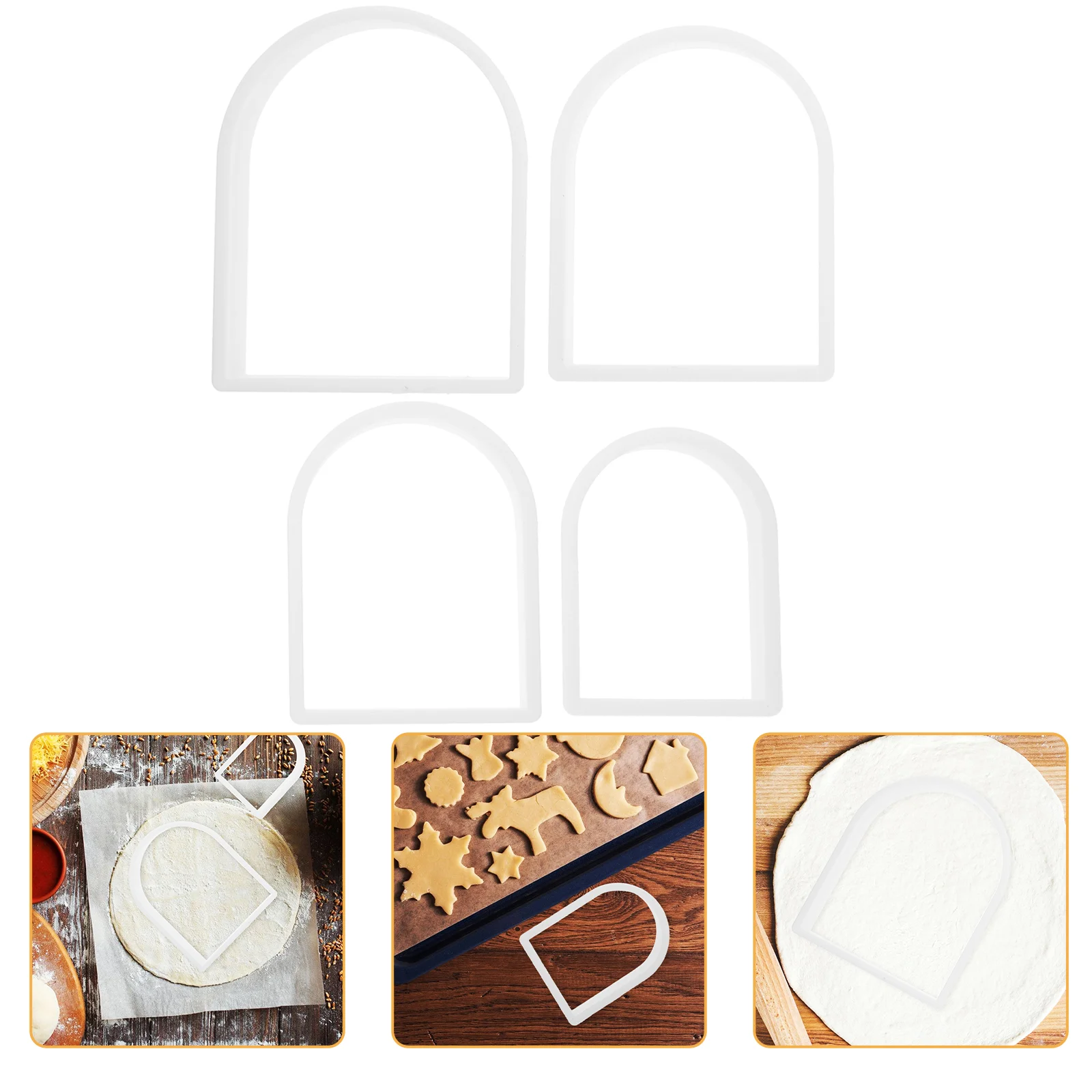 

Biscuit Mold Cookie Reusable Geometric Cuter for Baking Fondant Molds Christmas Decorations