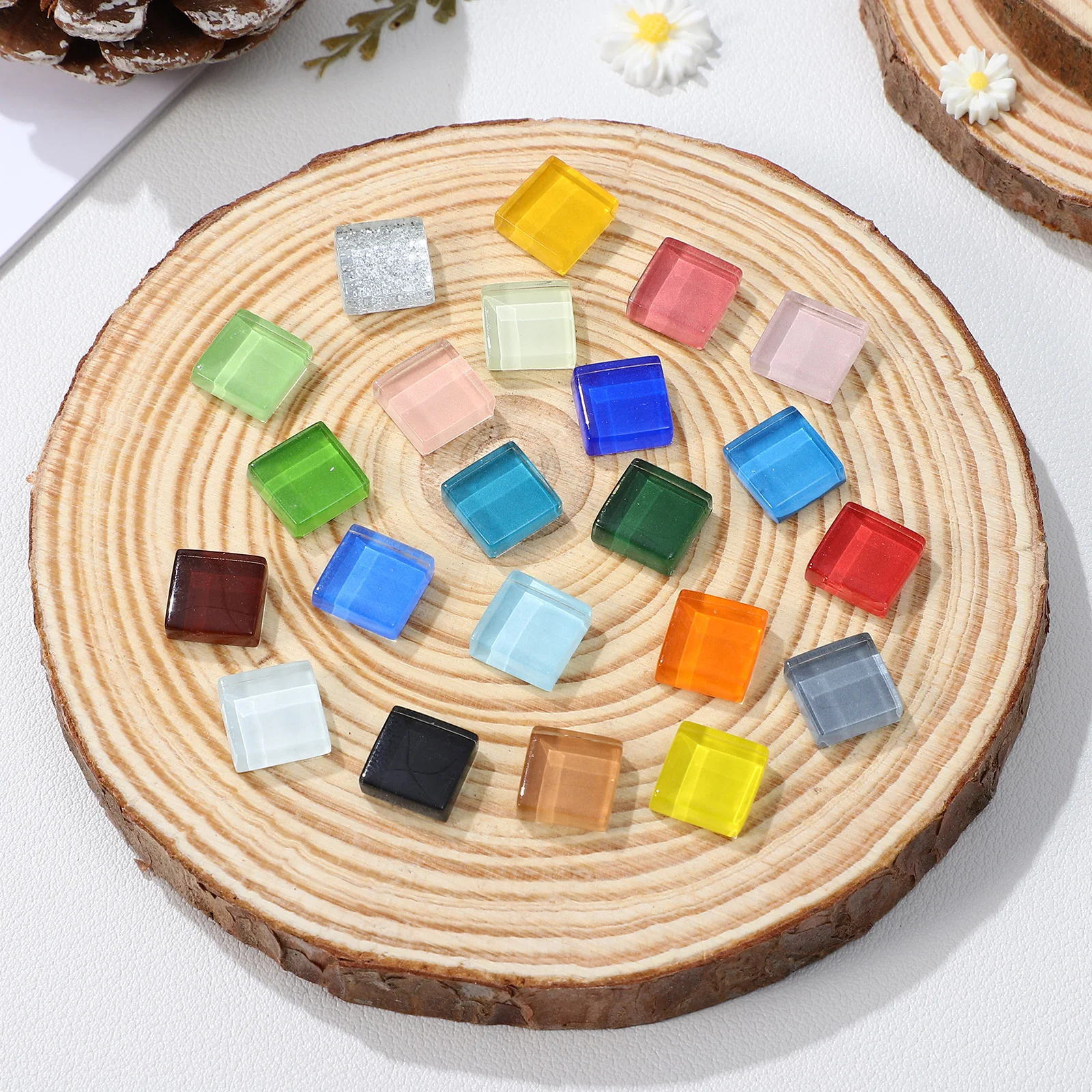 Mixed Color Crystal Glass Tiles 6