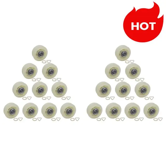 20PCS 279640 Dryer Idler Pulley Replacement For Whirlpool & Kenmore Dryers -Replaces 3388672 697692 AP3094197 W10468057-B27C 3