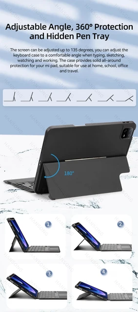 90€ sur Clavier pour tablette Xiaomi Pad 6 Keyboard Noir Clavier tactile  intelligent pour Xiaomi Pad 6 Clavier anglais QWERTY - Clavier pour  tablette - Achat & prix