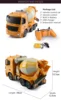 DOUBLE E E578 RC Trucks 1/26 Construction Toys Vehicles Remote Control Cars Cement Mixer Truck Engineering Toys for Boys Gift 6