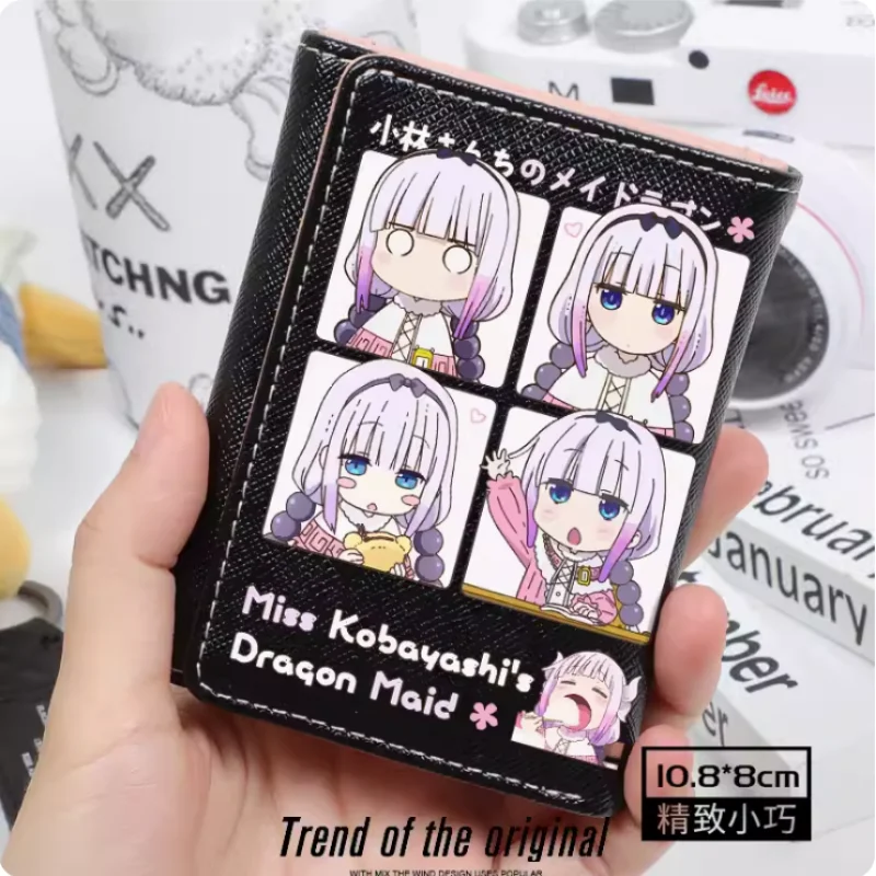 Anime Miss Kobayashi's Dragon Maid KannaKamui  Fashion Wallets PU Purse Card Holder Hasp Money Bag Cosplay Gift B588