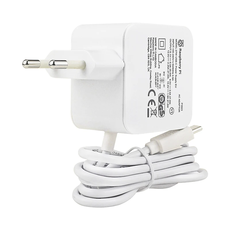 5.1V, 5A, Compatível para Carregamento PD, UE, EUA, UK Plug