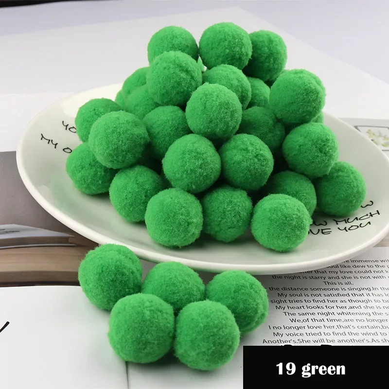 Mini Fluffy Soft Pom Poms for DIY Crafts and Home Decor
