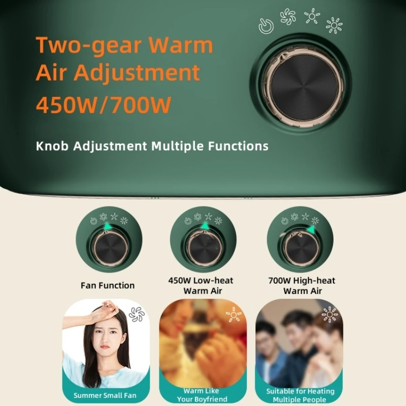 Electric Fan Heater New Portable Heater Winter Heater Mini Protable Winter Warmer Home Bedroom Office Use 3