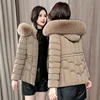 Winter 2024 New Down Jacket Women Parkas Fashion High-Quality Warm Cotton Padded Coat Ladies Short Overcoat Hooded Overwear Tops 5