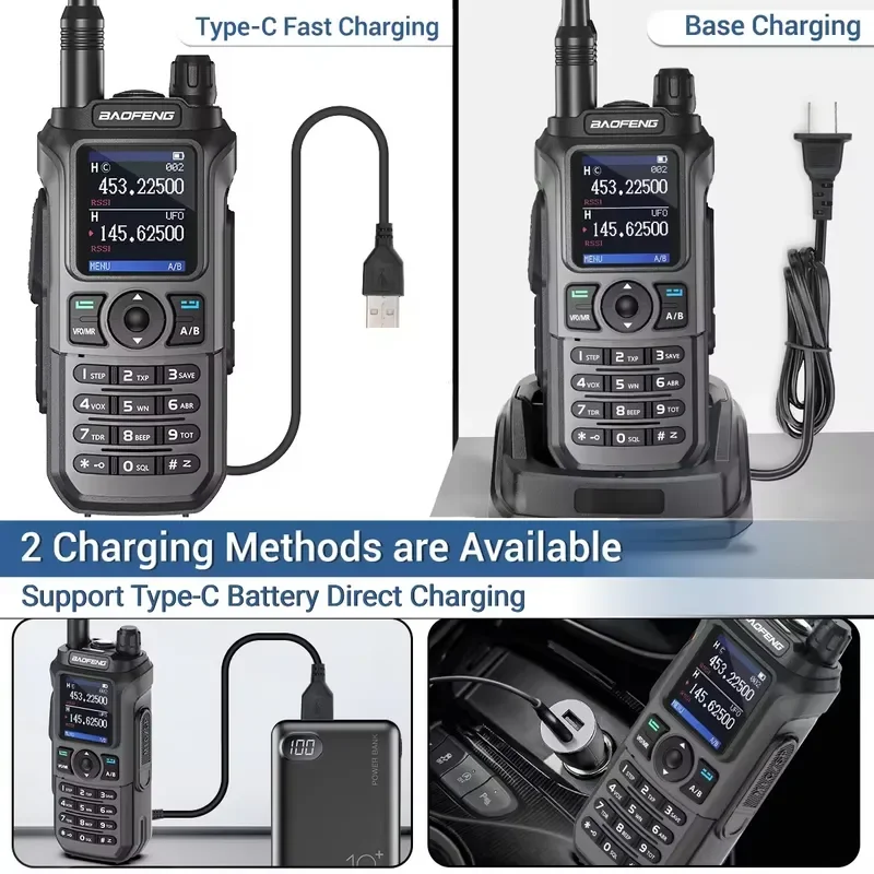 Baofeng UV 21 Pro Wireless Copy Frequency Walkie Talkie IP45 Waterproof Two Way Radio 16KM Long Range Portable HF Transceiver