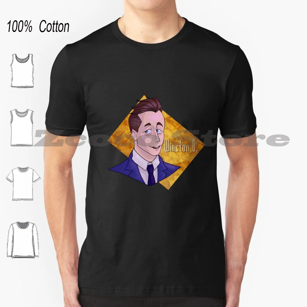 Winston Deavor 100% Cotone Uomo E Donna Soft Fashion T-Shirt Incredibili 2 Winston Deavor Incredibili