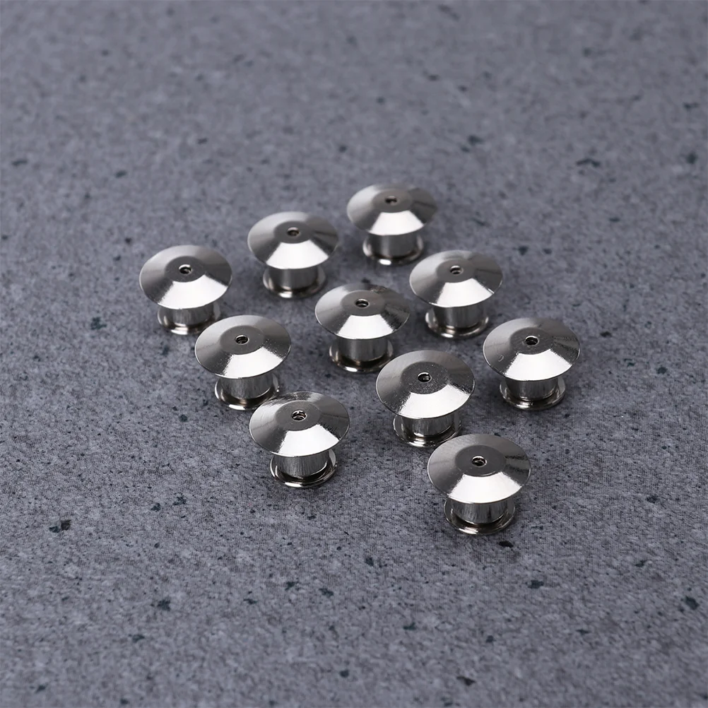 

22 Pcs Round Flat Head Card Cap Professional Pin Tack Locking Clasp Metal Keepers DIY Keepers Clothes Supplies Clasps Backs