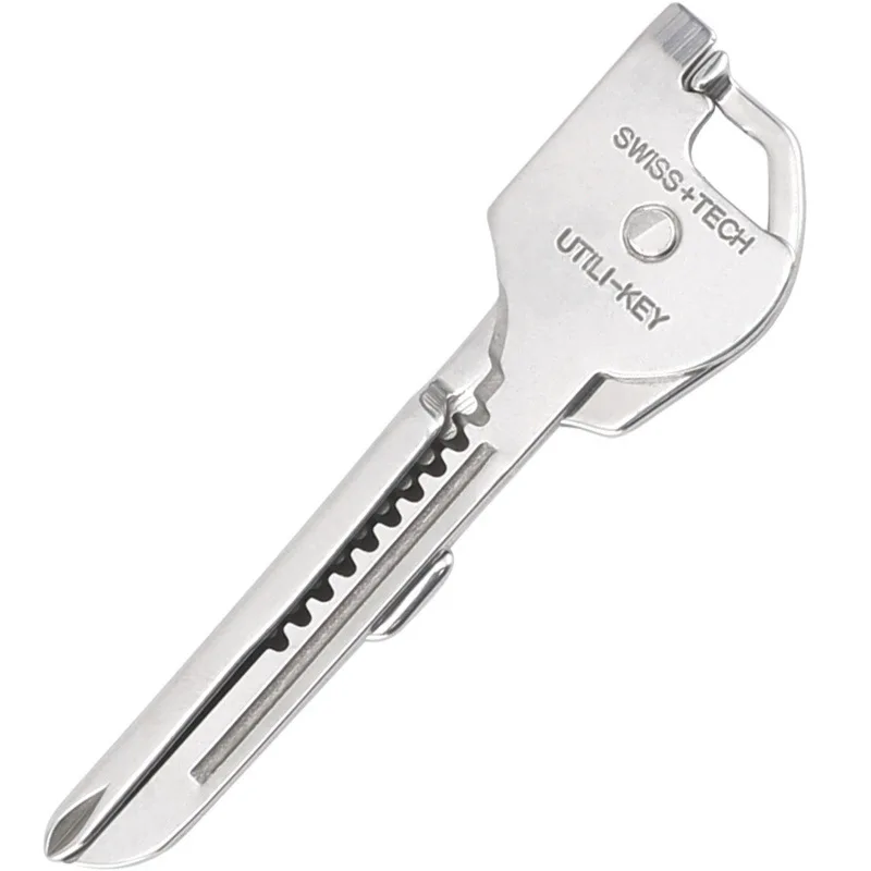 Multi Function Folding Tool Keychain Opener Screwdriver EDC 6 In 1 Utility Outdoor Survival Rescue Pocket Plier KeyRing