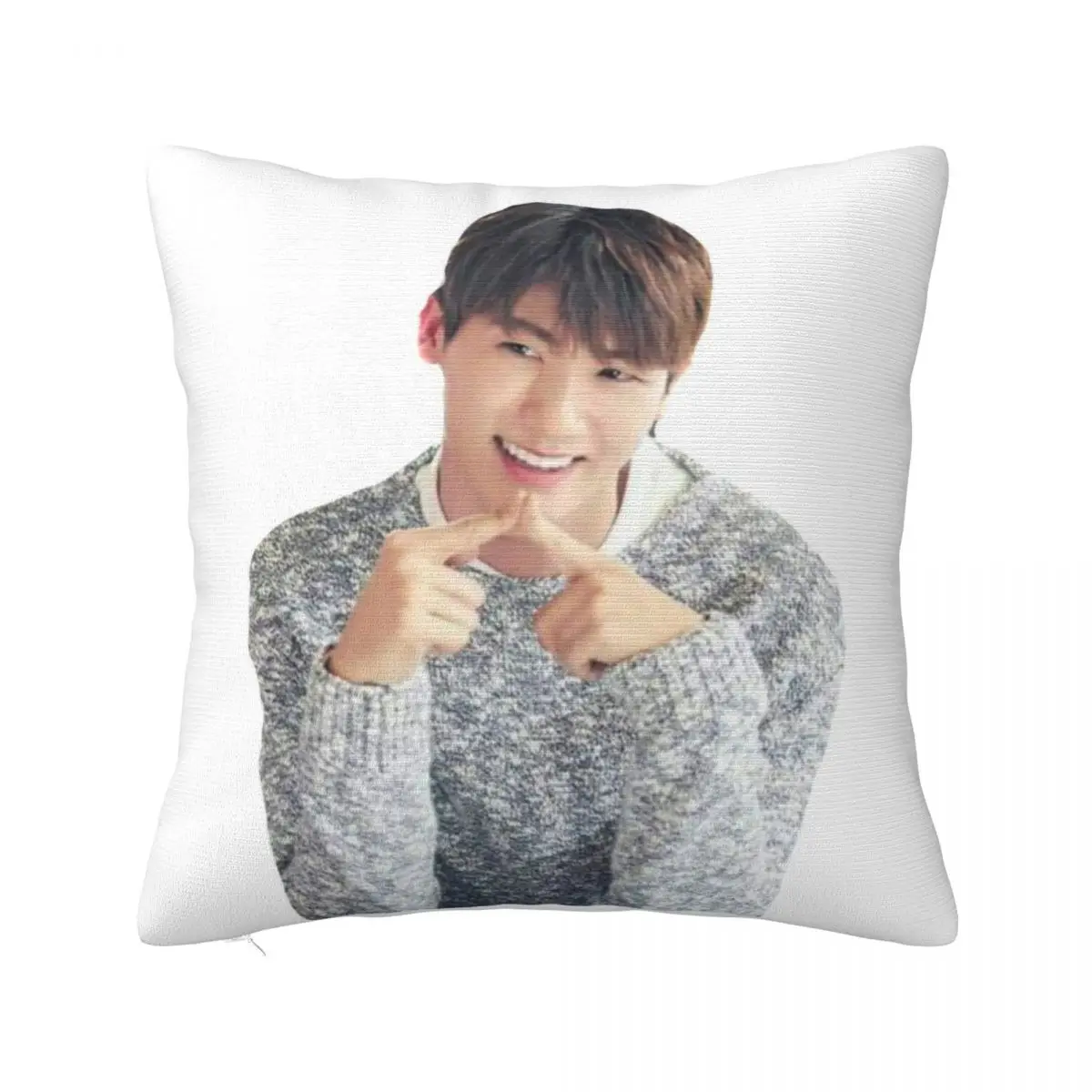 

Min Hyuk Throw Pillow Custom Cushion Photo Anime pillows decor home