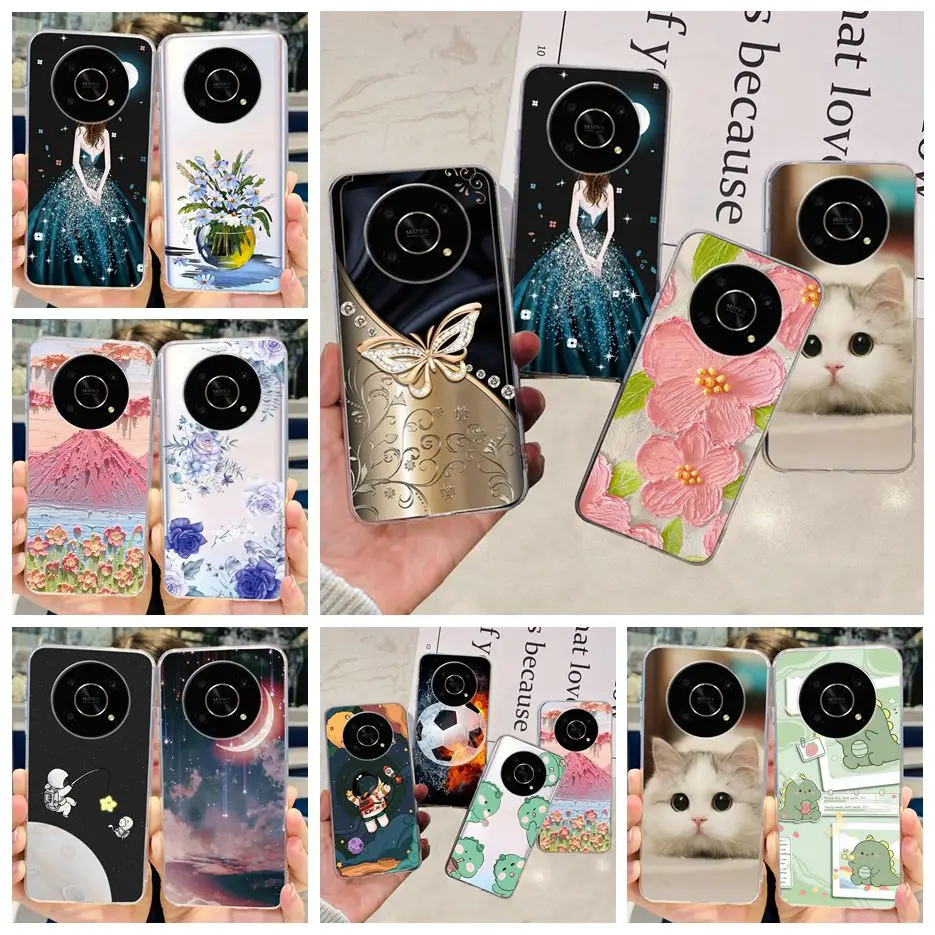 Per Huawei Honor X9 5G Custodia Any-Nx1 Custodia Verniciata Di Lusso Custodia Morbida In Silicone Per Honor X9 X 9 Honorx9 5G Magic4 Lite Fundas