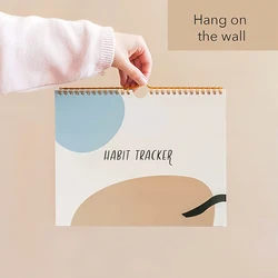 Motivational Habit Tracker and Inspirational Goal Planner 12-Month Journal (1PC)