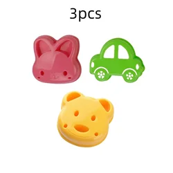 Whimsical Animal Shaped Sandwich and Cookie Cutter Set - 2 Pieces (As picture7)