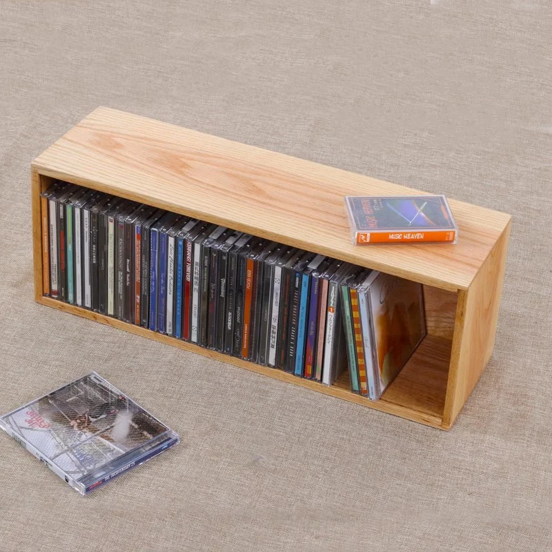 Capacity Cd Organizer Rack Stand Rotatable Luxury Display Storage Organizer Portable CD Rack Cute Racks De Cd Floor Furnitures