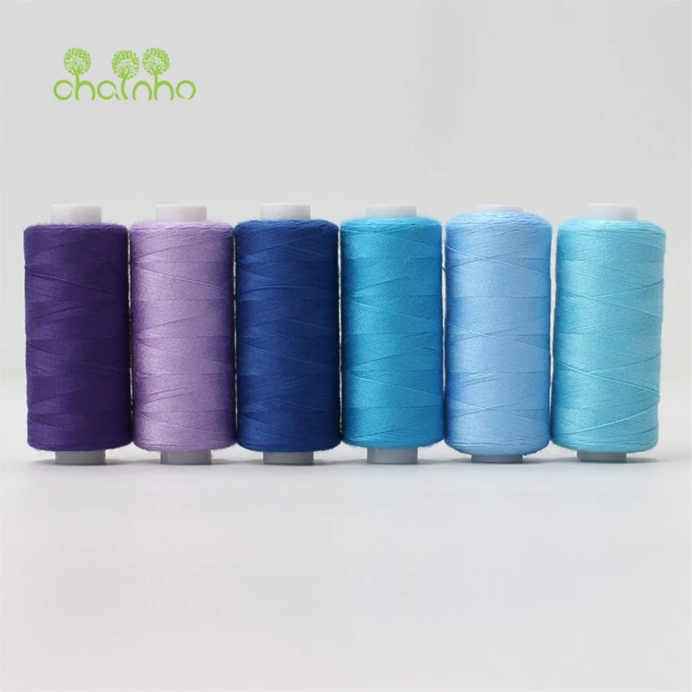 Chainho,Household 40S/2 Polyester Sewing Thread,Suitable For DIY Needlework & Sewing Machine,36 Color Available,400 Yard/Spool