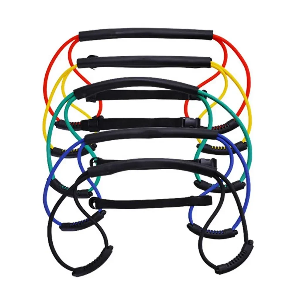 

Gym Speed Pull Bands Workout Rubber Resistance Power Training Strength Boxing Thai Rope Karate Muay Equipment