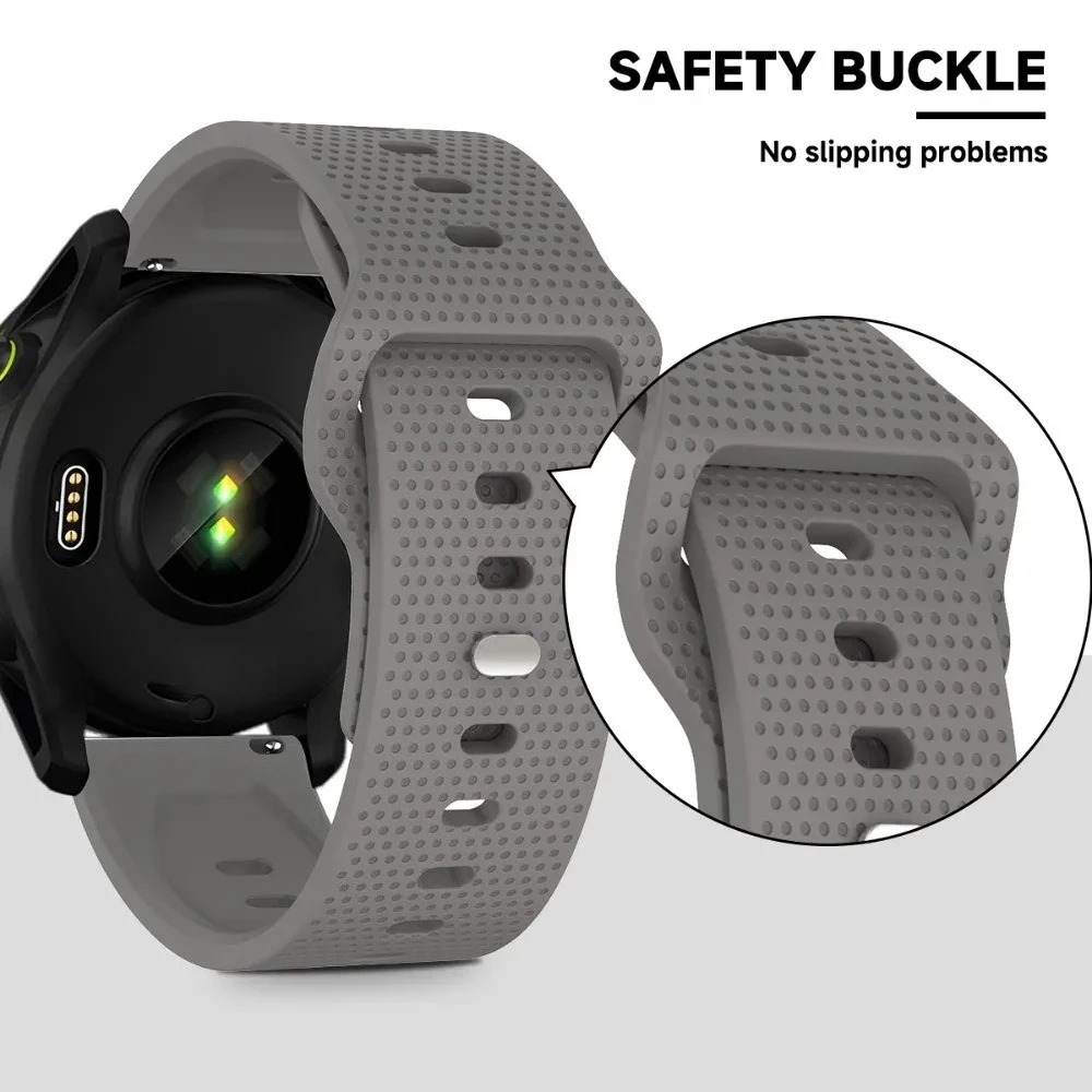 Silicone Protective Case + Strap for Smart Watch - Replacement Bracelet Belt Cover