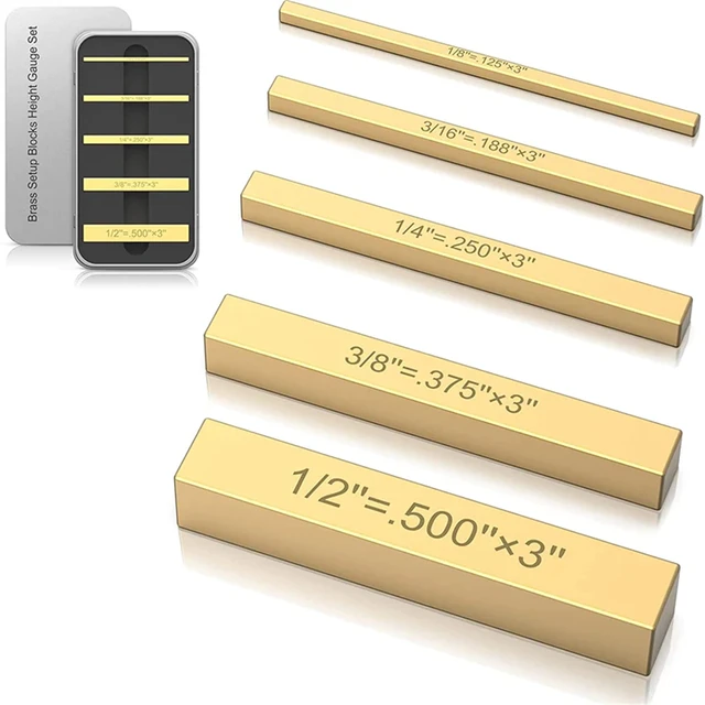 Precision Brass Set-Up Blocks