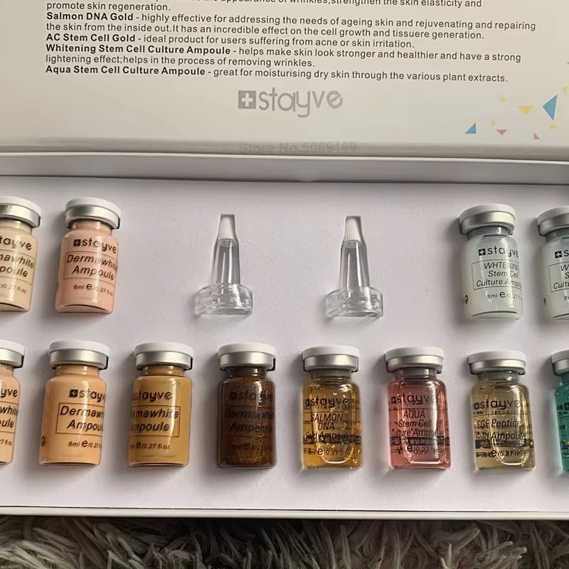 Korea Original Stayve BB Cream Glow Beginner Starter Kit Niacinamide/Peptide Face Skin Care Serum Essence 4
