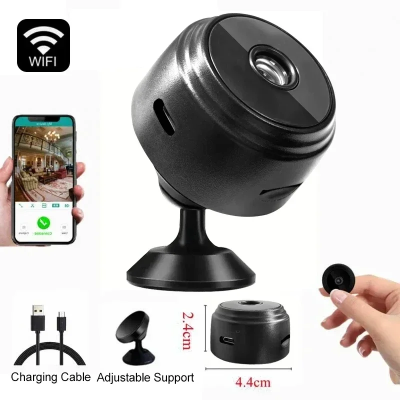 Mini WiFi HD Surveillance Camera - Smart Home Security Monitor