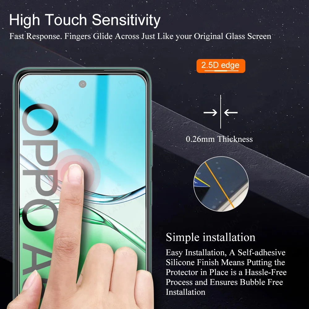 Pack of Premium HD Tempered Glass Full Glue Screen Protectors (1-5 Pieces) - 2.5D Design