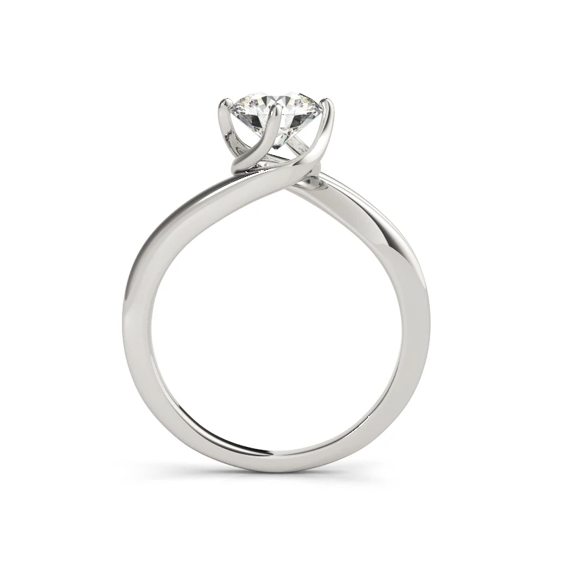 LESF 925 Sterling Silver 1 Ct Moissanite Classic Wedding Bands Fashion Simple Sona Jewelry For Women Engagement Ring Set