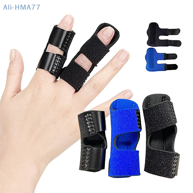 

1Pcs Pain Relief Aluminium Finger Splint Fracture Protection Brace Corrector Support With Fixed Tape Bandage