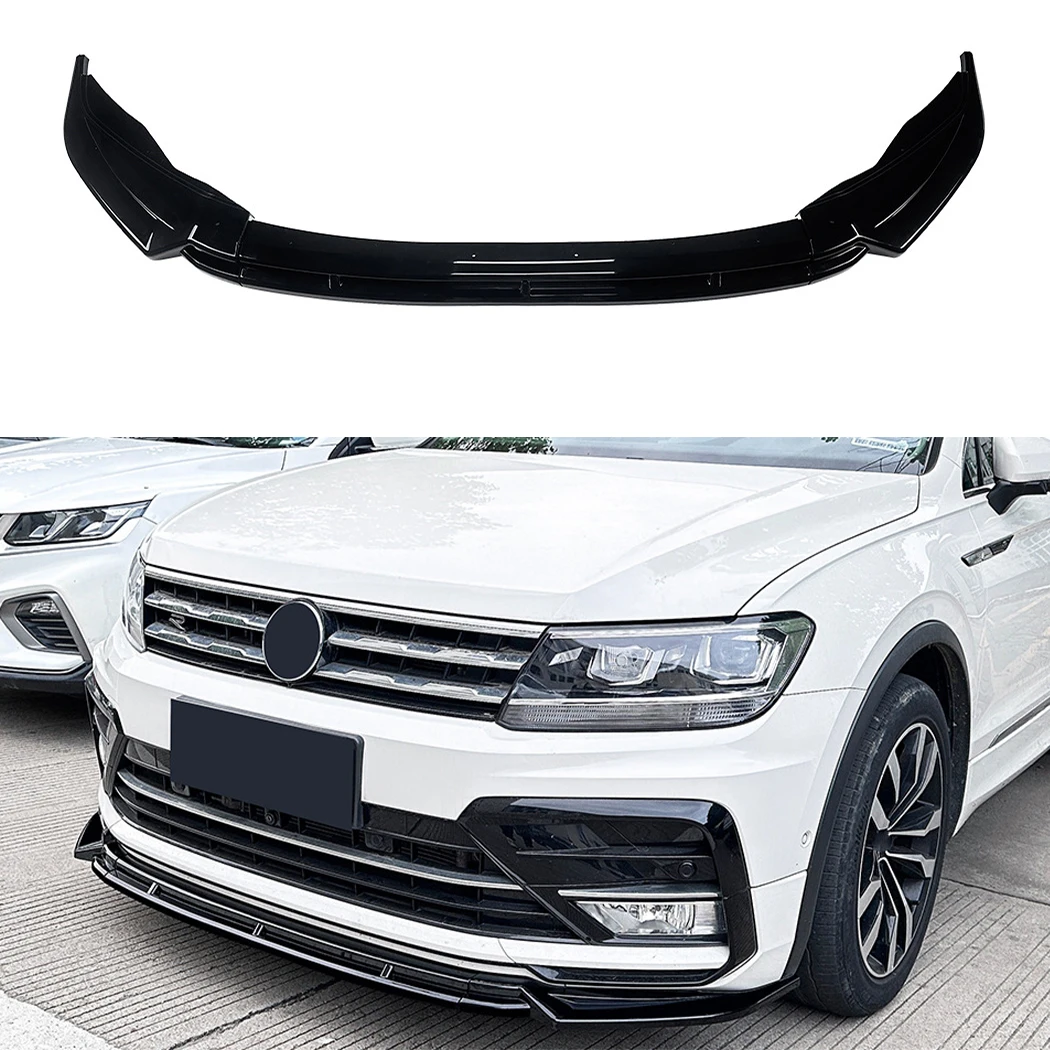 Car Bumper Spoiler Bumper Lip Car Front Bumper Lip Spoiler For Volkswagen Tiguan MK2 Rline