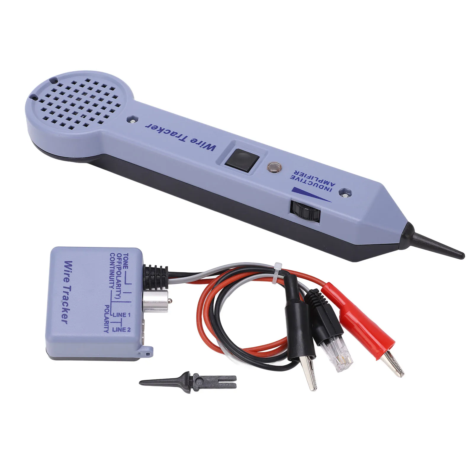 Wire Tracer Kit Cable Toner Detector Network Cable Tracing Tester Kit Audio Adjustable Induction Amplifier Toner Detector