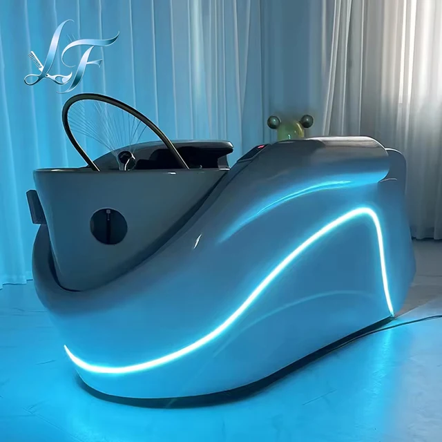 Massage Table Massage Bed Shampoo Bed Beauty Salon Electric Furniture Sofa Bed Barber Shop Hair Washing Equipment Multifunctiona 1