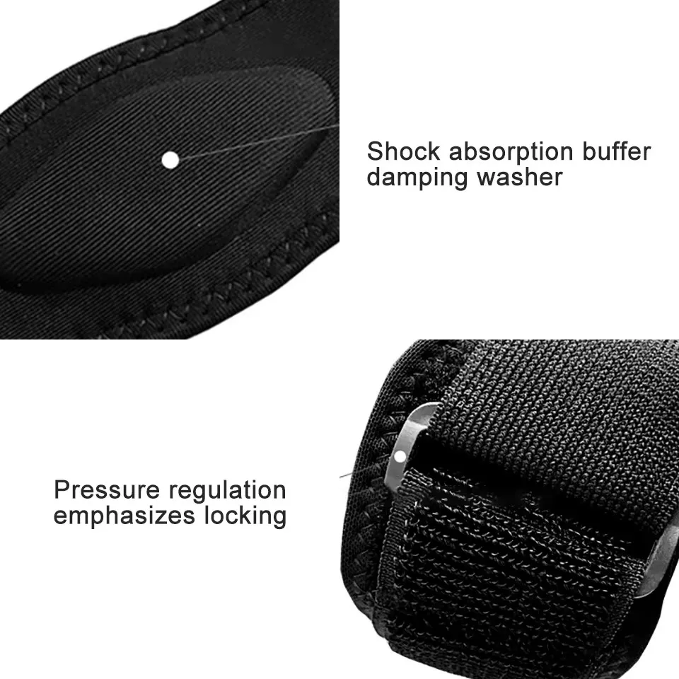 Elbow Strap 1Pcs Adjustable Tennis Elbow Support Brace Sleeves Guard Arm Pad Golfer's Elbow Bandage Wrap Gym Sports Safety Pad