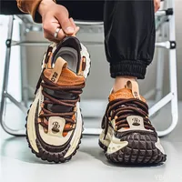 Hommes printemps été nouvelle mode polyvalent à semelles épaisses hauteur augmentant chaussures décontracté confortable hommes chaussures de sport 2