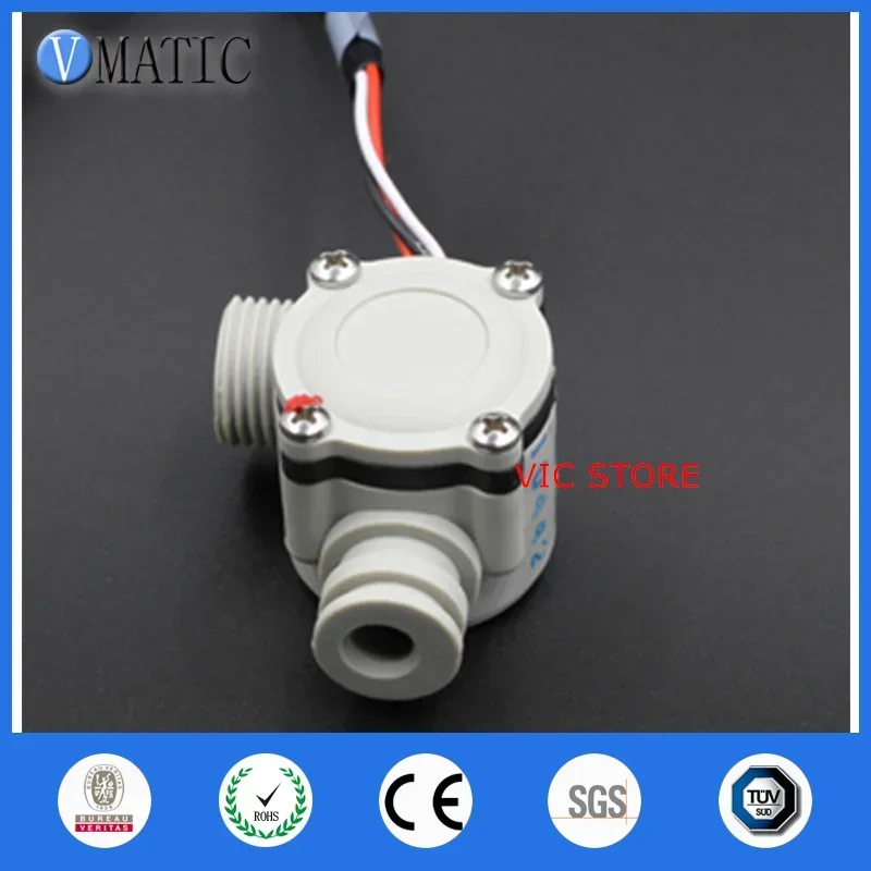 Sensor Switch Low Rate Range 1/2'' Electronic Liquid Plastic Water Flow Meter VCA368