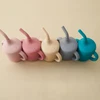 Color Kids1Pcs Baby Learning Drinking Cup Portable Straw Detailed Comfortable Grip Silicone Double Ear Kids Sippy Cup Baby Stuff 3