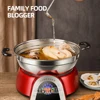 Multifunctional Steam Cooker Household Electric Steamer Hot Pot Automatic Kitchen Electric Steame Pot 2