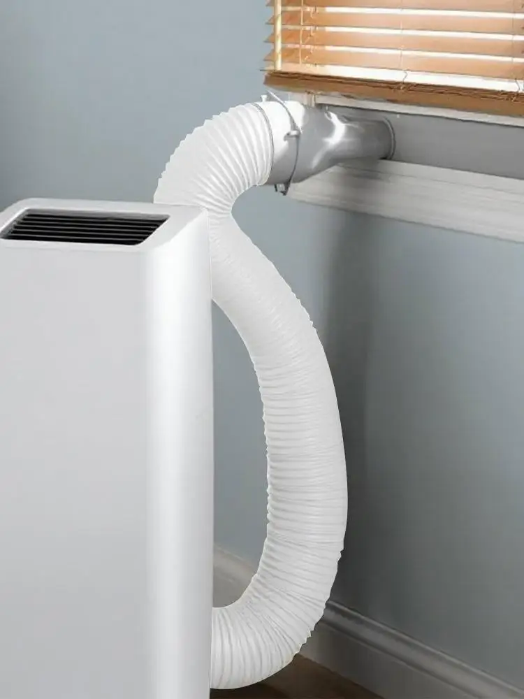 Air Conditioner Hose Connector Fit Portable Flat air conditioning exhaust pipe adapter 5.1in 5.9in Diameter Vent Tube Coupler