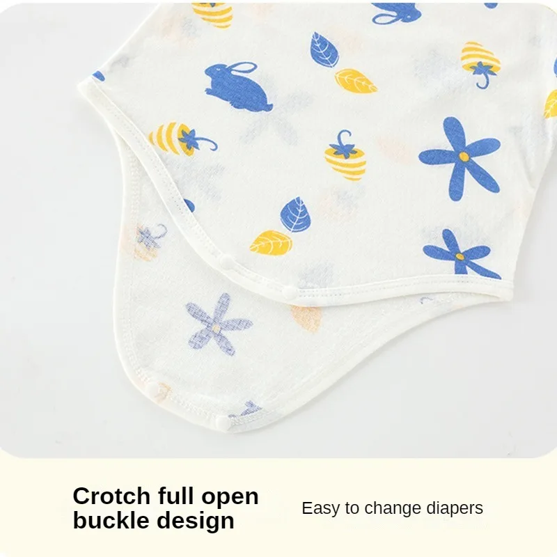 Cotton Romper Baby Bodysuit Cowboy Rompers MOOZ newborn clothes for boys and babies summer jumpsuit pure cotton short sleeved t-shirt for girls
