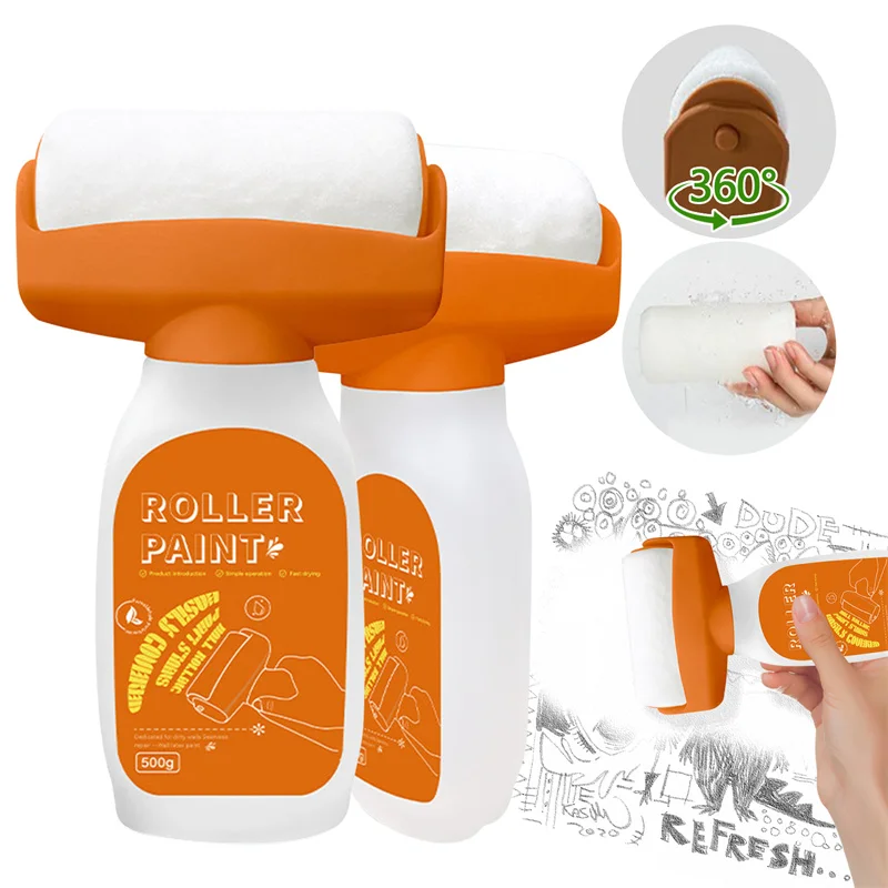 TouchUpPaintRollerWallRepairRollerPaintPortableHouseholdPaint