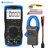 HoldPeak HP-770HC Digital Multimeter Tester True RMS Smart Autoranging Probe With NCV+HP-605A Clamp Adapter 600A  AC/DC Current 2
