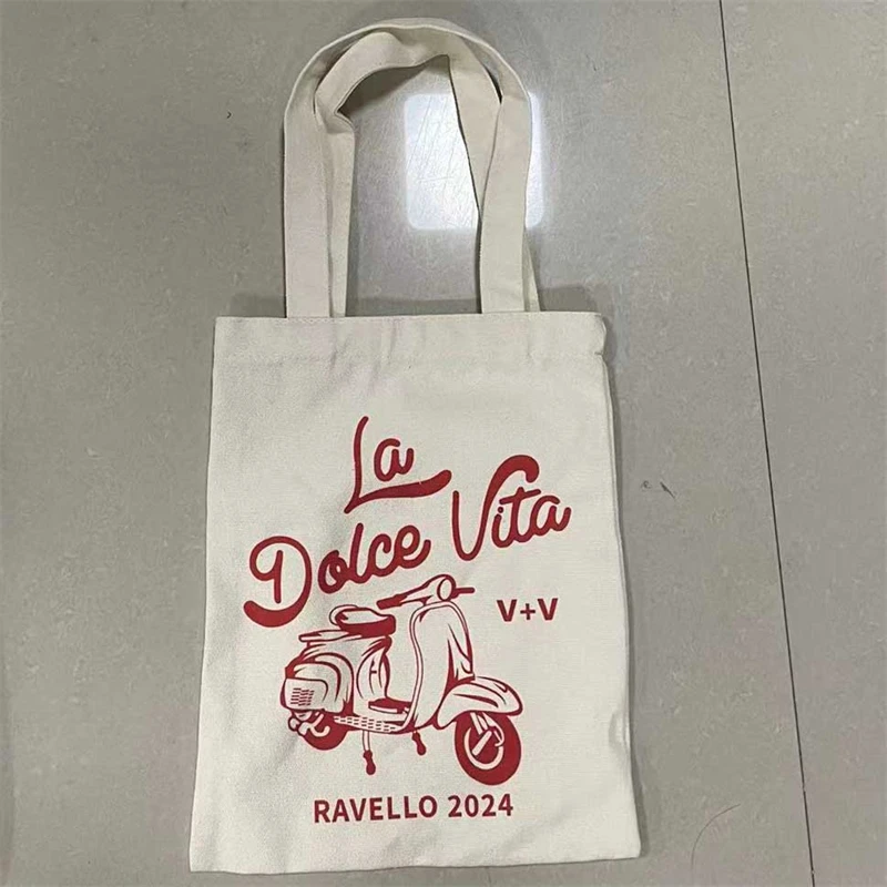 100pcs/lot Customized Cotton Canvas Sublimation Tote Bags With Logo Printed  Women Shoulder Reusable Eco-friendly Exhibition Gift - Shopping Bags -  AliExpress