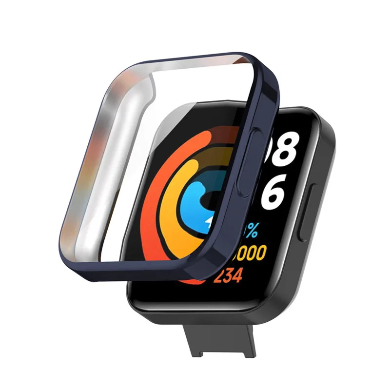 Protective Case +Glass For Redmi Watch 2 Lite Full Cover Screen Protector Shockproof Case For Redmi Watch2 Lite Bumper Shell 