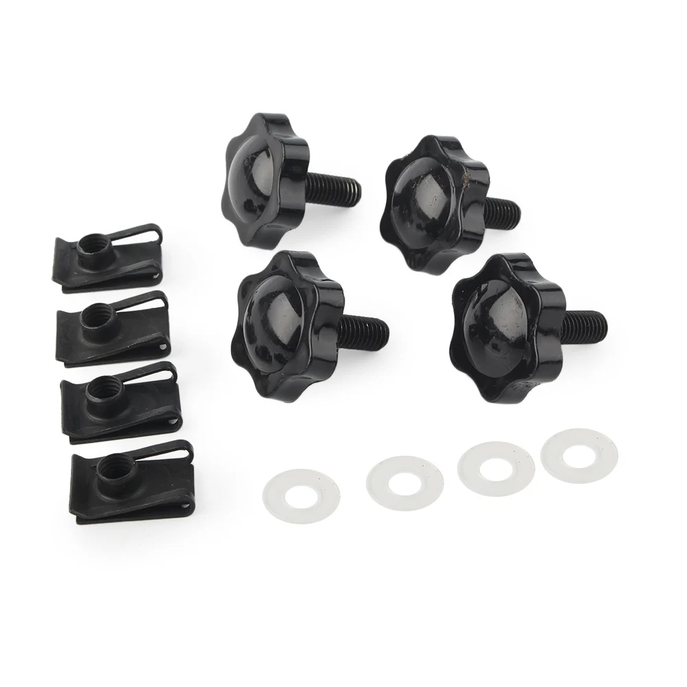 

4X Saddlebag Lock Mounting Theft Deterrent Bolt Screw Fit for Harley FLHT FLHTCU Road King & Street Electra Glide 1993-2018