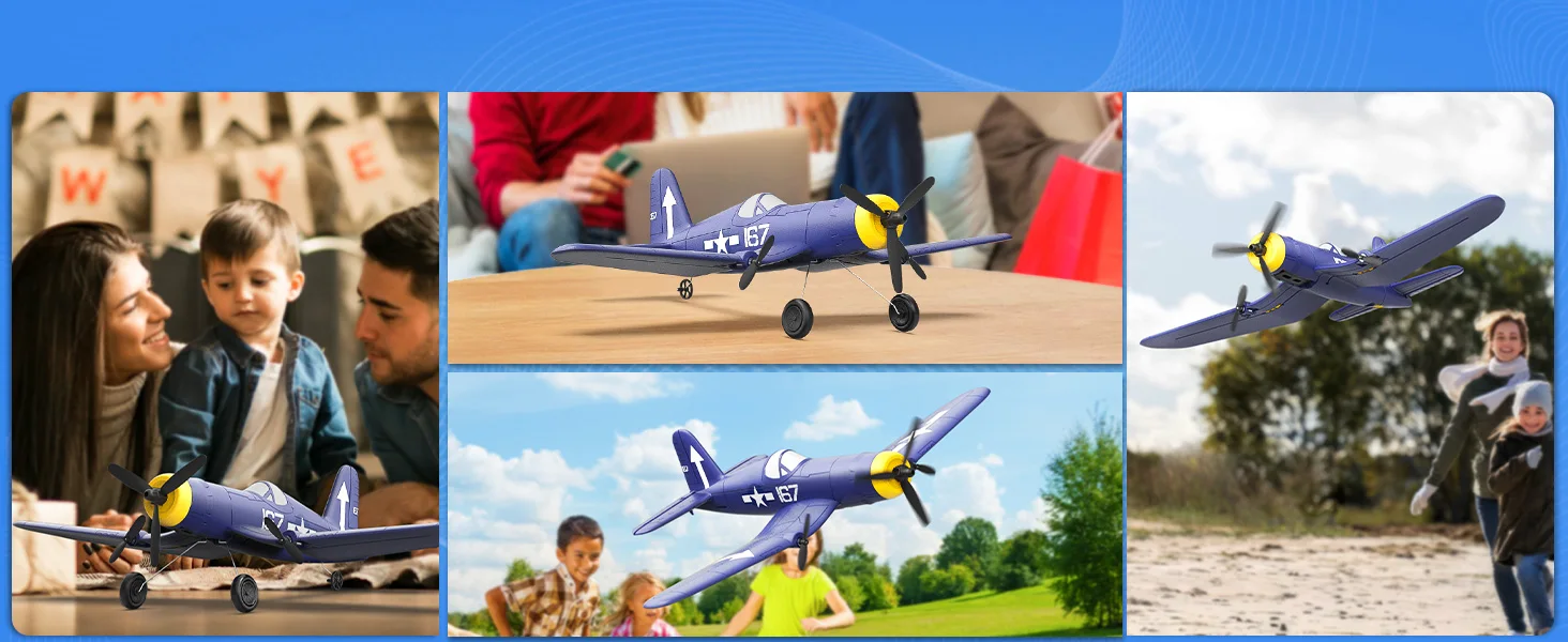 Volantexrc f4u corsair rc flygplan jaktplan epp skumglidflygplan_voghion.com