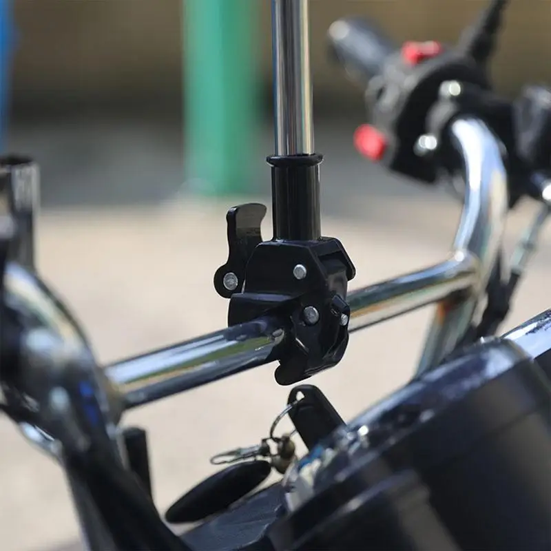 1.2m motorcycle flagpole Stainless steel telescopic flagpole bracket Bicycle Flag Pole Display Holder for 12mm-40mm diameter