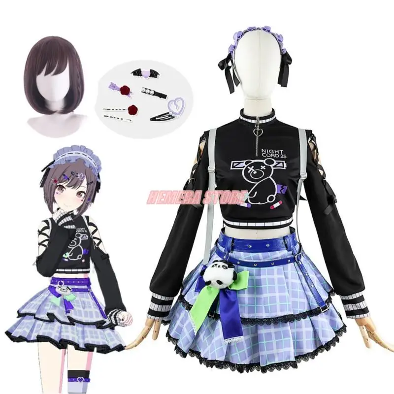 

Project Sekai Colorful Stage Feat Cosplay Game Pjsk 25hours Shinonome Ena Cosplay Costumes Jk Uniform With Backpack Custom Made