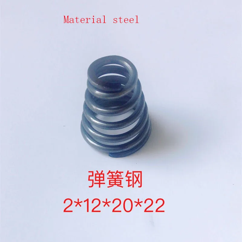 

1PC Tower Spring Pagoda Spring Small Spring Wire Diameter 2mm, Specification 2*12*20*22