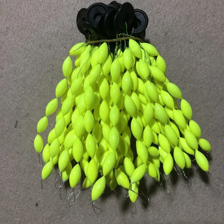 

30Pcs/5packs Fishing Float 6 In 1 String Type Seven Star Foam Space Bean Line Stopper Buoys Tackle Accessories